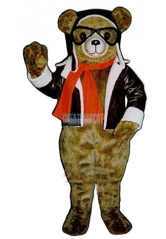Red Bearon Lightweight Mascot Costume