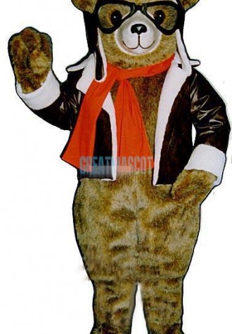 Red Bearon Lightweight Mascot Costume