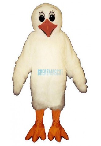 White Chick Lightweight Mascot Costume