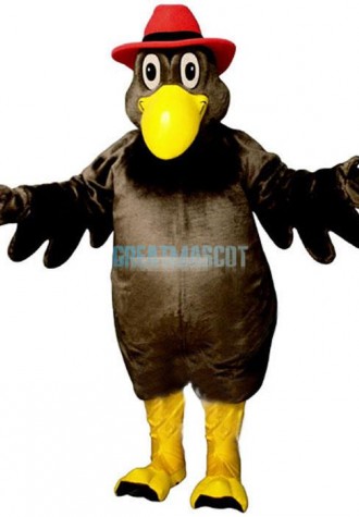 Mr. Crow w Hat Lightweight Mascot Costume