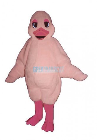 Pink Duckling Lightweight Mascot Costume