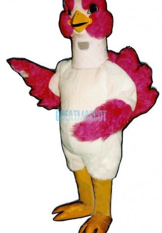 Pink Ostrich Lightweight Mascot Costume