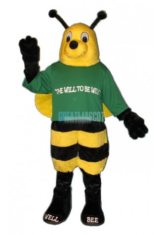 Junior Bee w-Shirt Lightweight Mascot Costume
