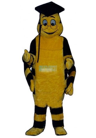 Educated Worm Lightweight Mascot Costume