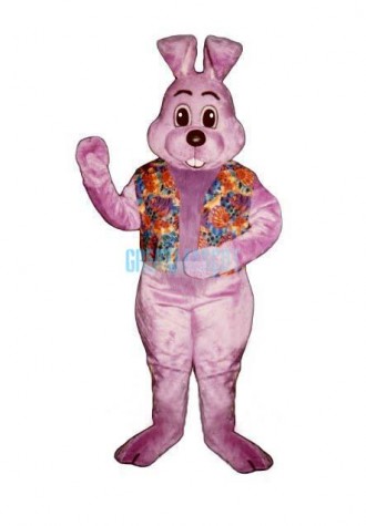 Lavendar Louie w-vest Lightweight Mascot Costume