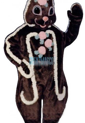 Decorated Chocolate Rabbit Lightweight Mascot Costume