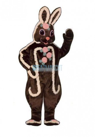 Decorated Chocolate Bunny Lightweight Mascot Costume