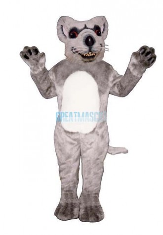 Red Eyed Rat Lightweight Mascot Costume