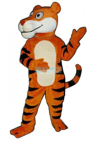 Friendly Tiger Lightweight Mascot Costume