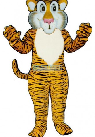 Shy Tiger Lightweight Mascot Costume