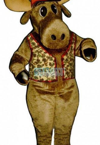 Milton Moose w-outfit Lightweight Mascot Costume