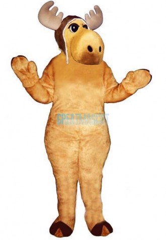 Flying Moose w-Hat Lightweight Mascot Costume