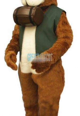 Rescue Roverw-Barrel & Vest Lightweight Mascot Costume