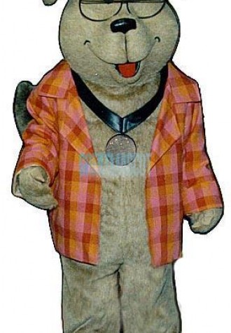 Inspector Dog w-outfit Lightweight Mascot Costume