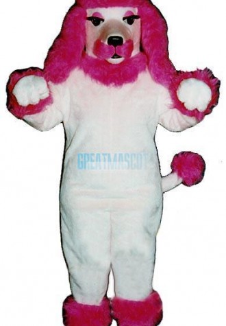 Pink Poodle Lightweight Mascot Costume
