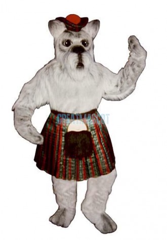 Scottie w-Skirt & Tam Lightweight Mascot Costume