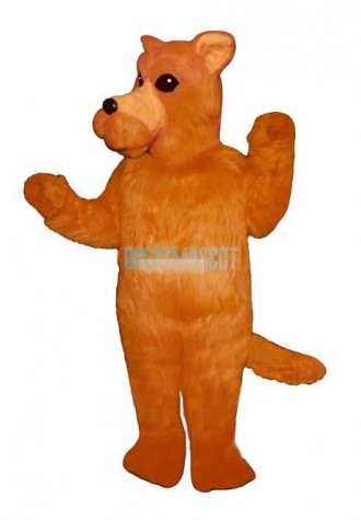 Orange Dog Lightweight Mascot Costume