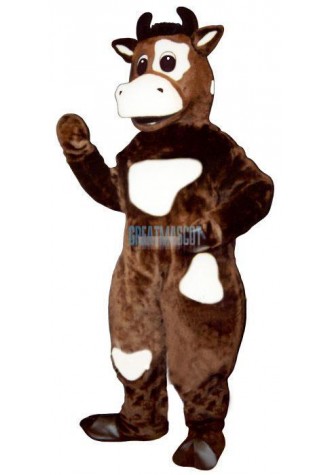 Brown Cow Lightweight Mascot Costume