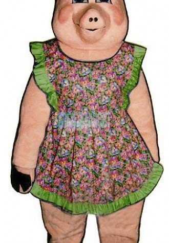 Peaches Pig Lightweight Mascot Costume