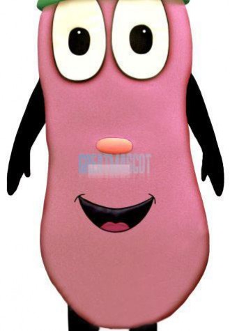 Jelly Bean w-Beanie Lightweight Mascot Costume