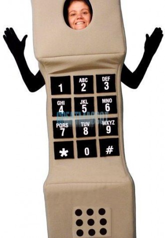 pen Face Phone Lightweight Mascot Costume