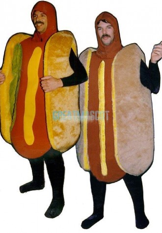 Hot Dog w-Relish Lightweight Mascot Costume