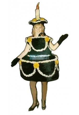 Black Cake Lightweight Mascot Costume