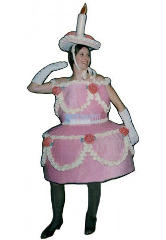 Birthday Cake Lightweight Mascot Costume