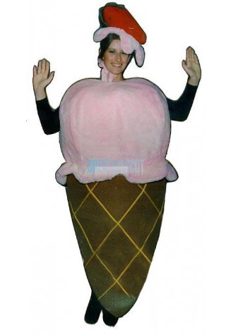 Ice Cream Cone Lightweight Mascot Costume