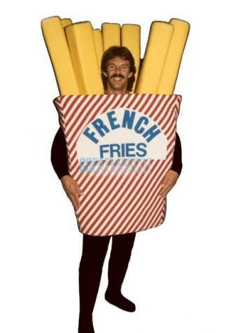French Fries Lightweight Mascot Costume