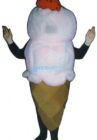 Ice-Cream Cone Lightweight Mascot Costume