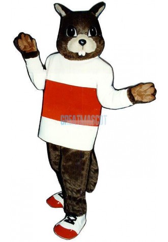 Jogging Beaver Lightweight Mascot Costume
