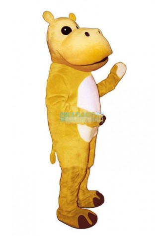 Yellow Hippo Lightweight Mascot Costume