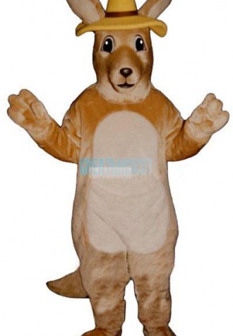 Melbourne Roo w-Hat Lightweight Mascot Costume