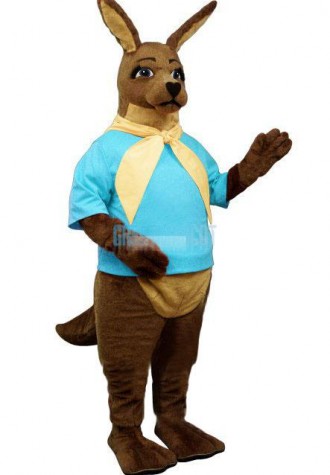 Joe Kangaroo w-Shirt & Tie Lightweight Mascot Costume