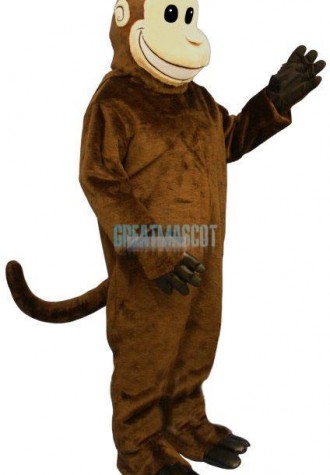 Smiling Monkey Lightweight Mascot Costume