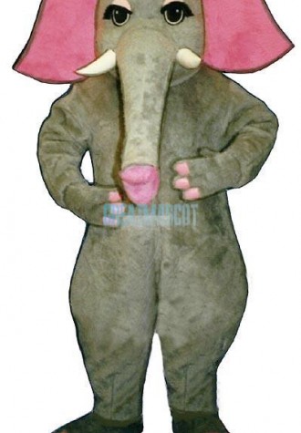 Girl Elephant Lightweight Mascot Costume