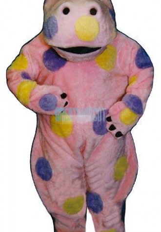 Polka-Dot Hippo Lightweight Mascot Costume