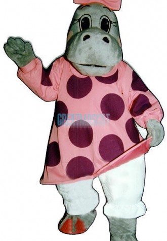 Hilary Hippo Lightweight Mascot Costume