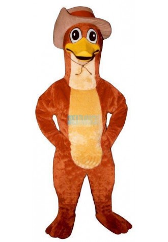 Perry Platypus w-Hat Lightweight Mascot Costume