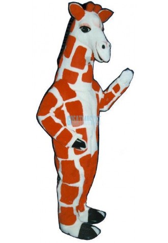 Red Giraffe Lightweight Mascot Costume