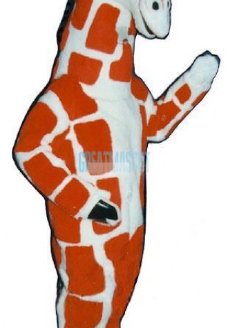Red Giraffe Lightweight Mascot Costume