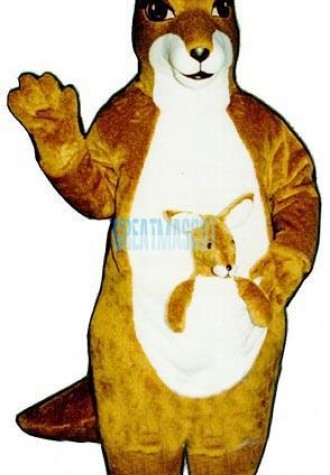 Kangaroo w-Joey Lightweight Mascot Costume
