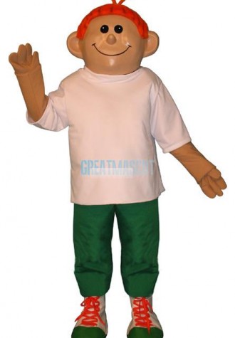 Red Headed Boy Lightweight Mascot Costume