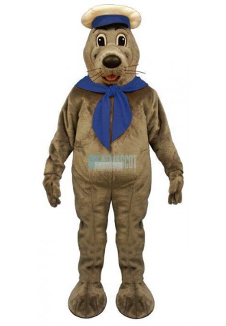 Silly Seal w-Hat & Tie Lightweight Mascot Costume