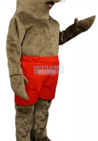 Sunning Seal w-Shorts Lightweight Mascot Costume