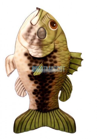 Large Mouth Bass Lightweight Mascot Costume