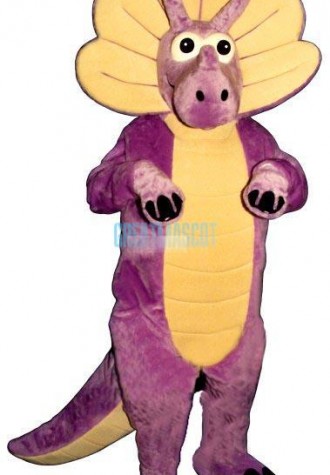 Purple Triceratops Lightweight Mascot Costume
