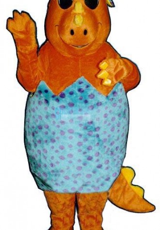 Hatching Baby-Saurus Lightweight Mascot Costume