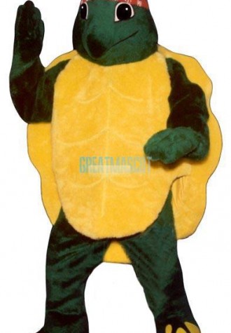 Karate Turtle w-Headband Lightweight Mascot Costume